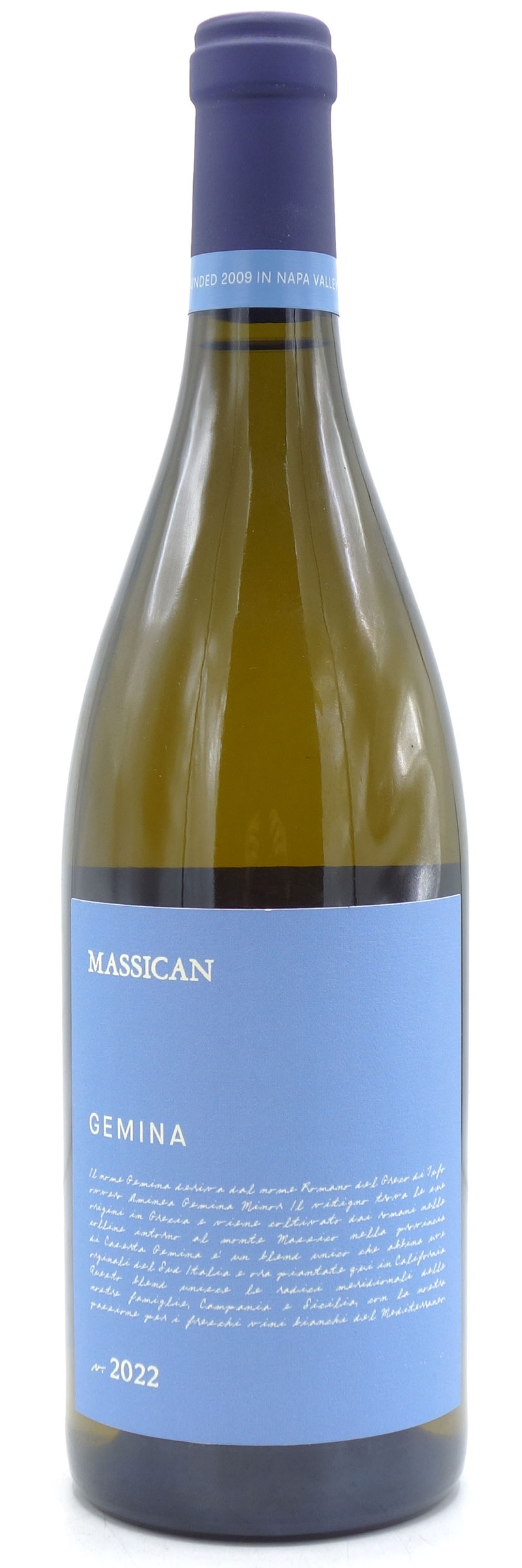 2022 Massican White Blend Gemina 750ml
