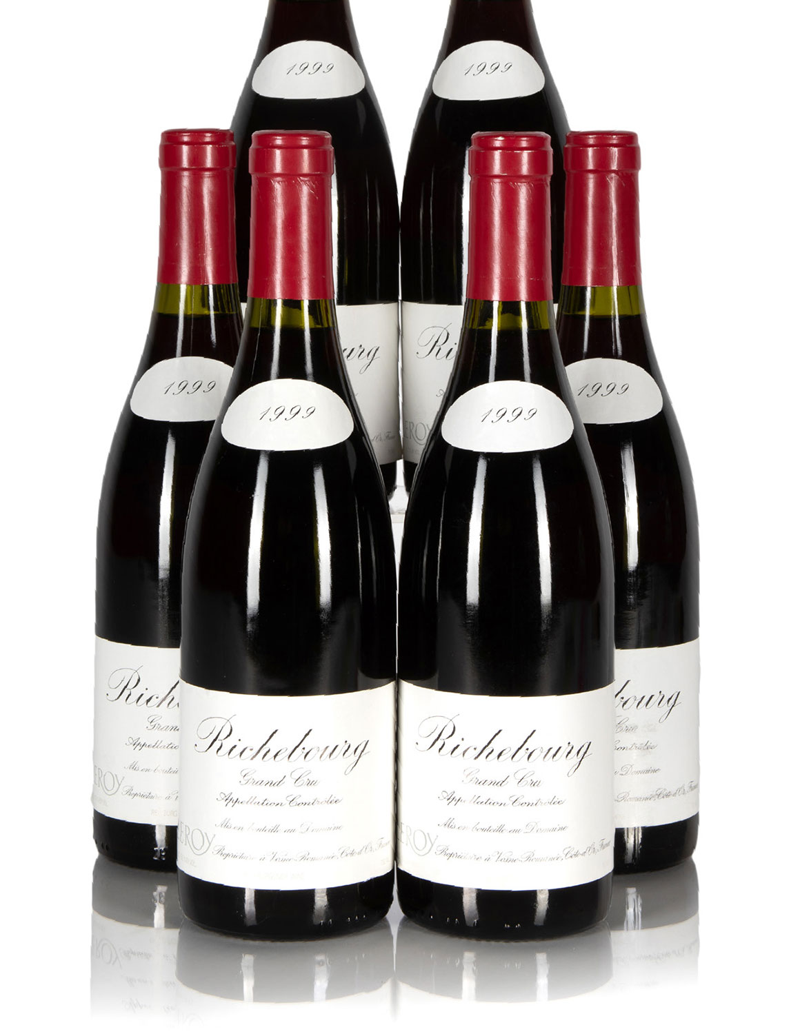 Lot 242: 6 bottles 1999 Domaine Leroy Richebourg